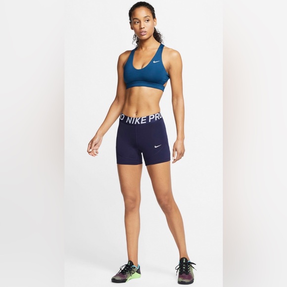 Navy blue Nike pro shorts - Picture 1 of 3